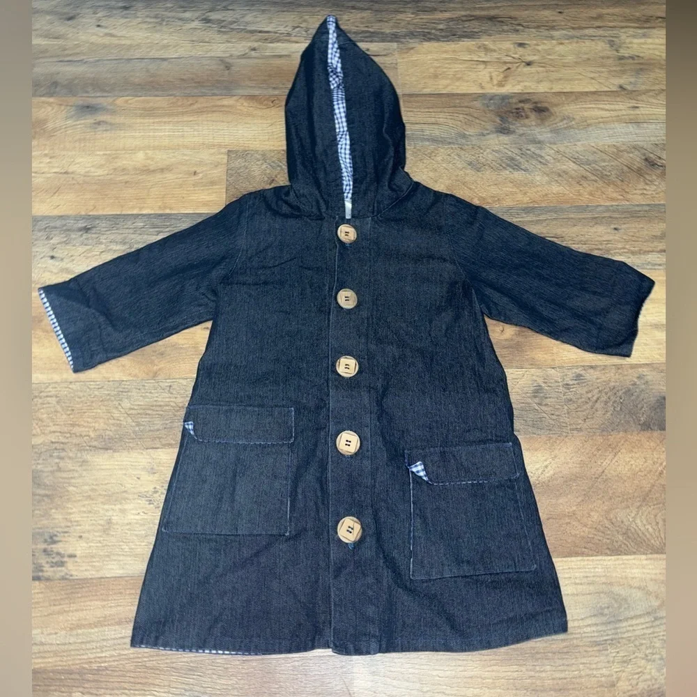 Handmade Denim Hooded Jacket